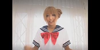 [ルーズソックス]＜めちゃかわいい黒ギャルｊｋ娘♡＞主観映像‥激シコ注意・・いやらしい手でフル勃起したちんこをもてなし＜素股＞